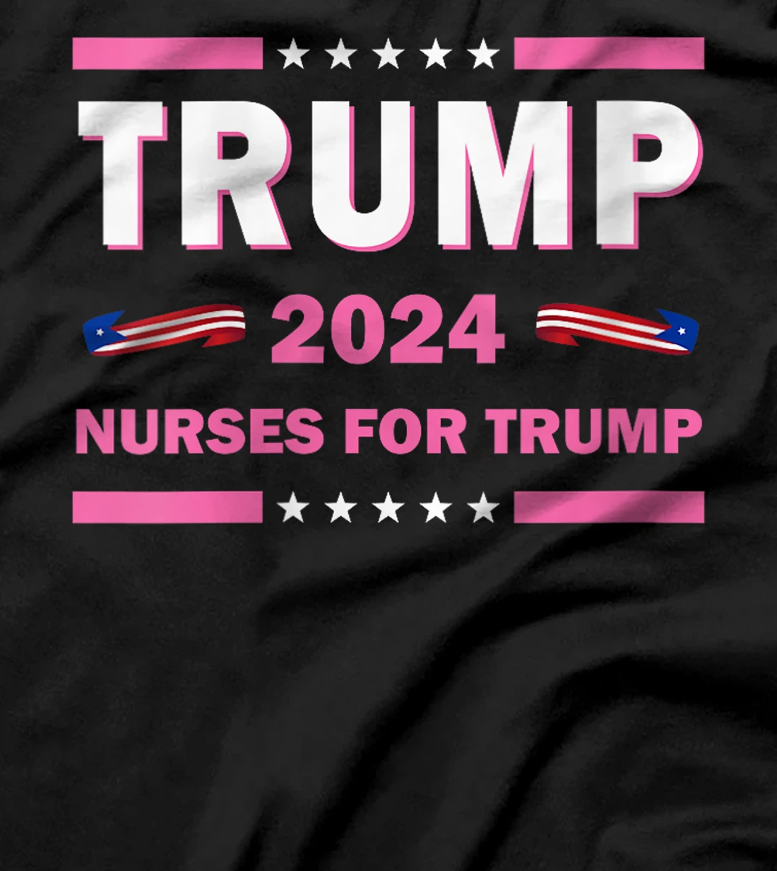 Womens Trump 2024 Nurses For Trump T-Shirt