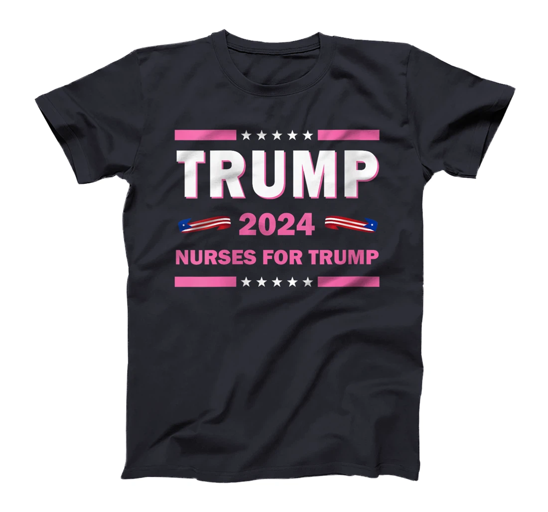 Womens Trump 2024 Nurses For Trump T-Shirt