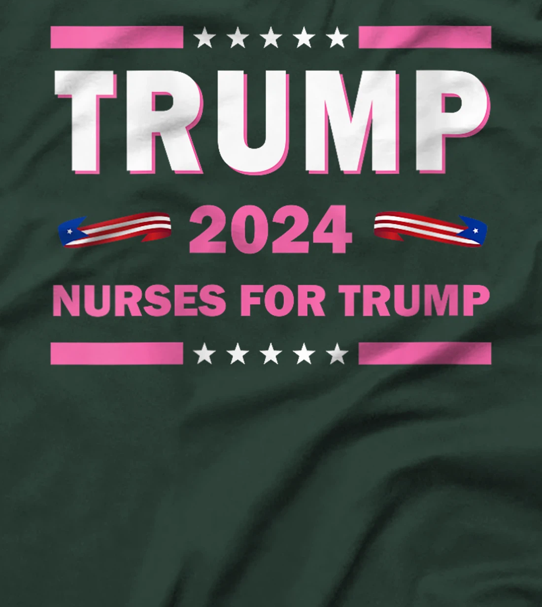 Womens Trump 2024 Nurses For Trump T-Shirt