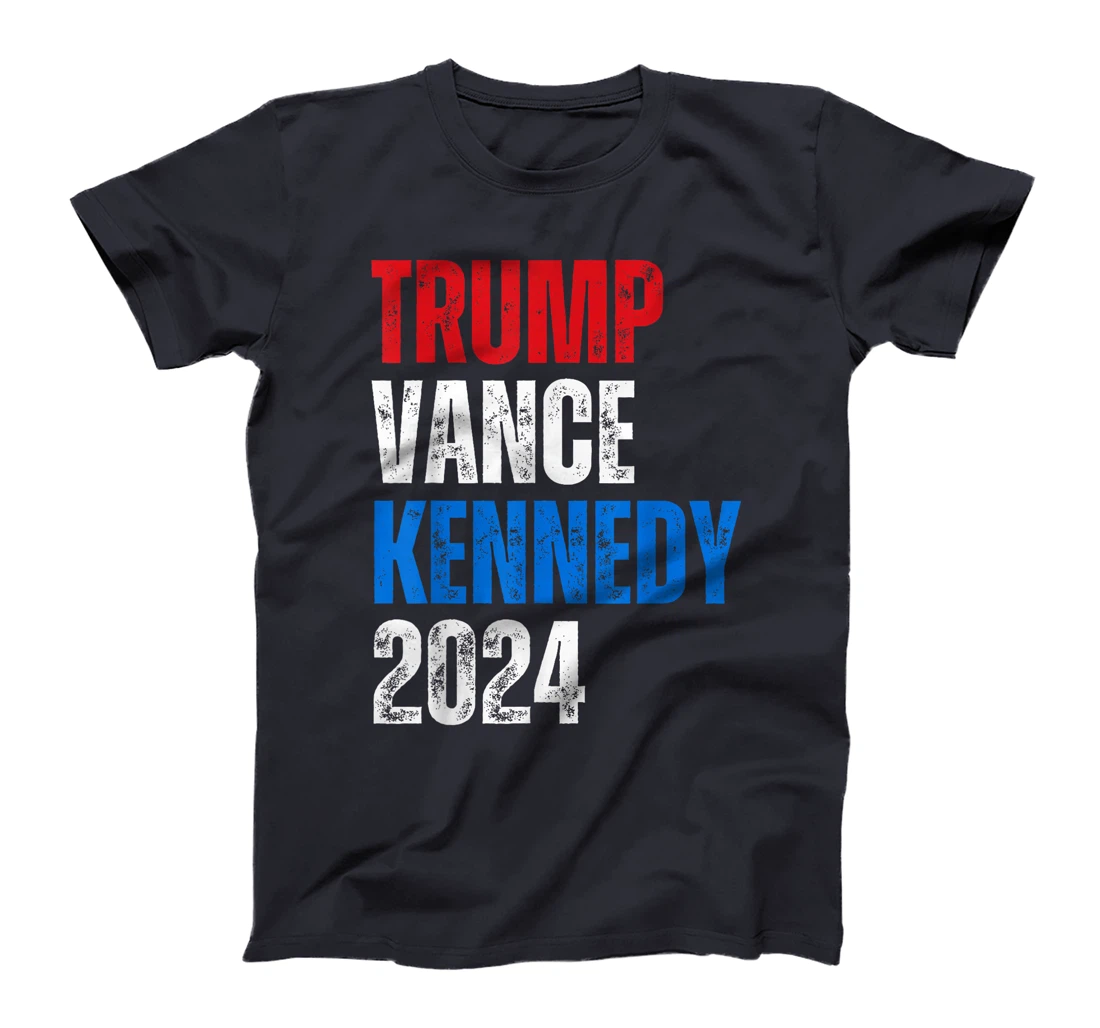 Trump Vance Kennedy Presidential Campaign Flag USA 2024 T-Shirt