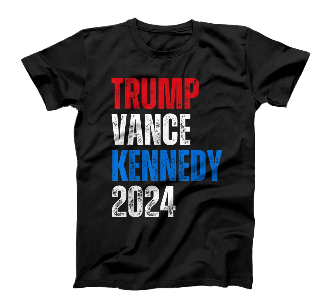 Trump Vance Kennedy Presidential Campaign Flag USA 2024 T-Shirt