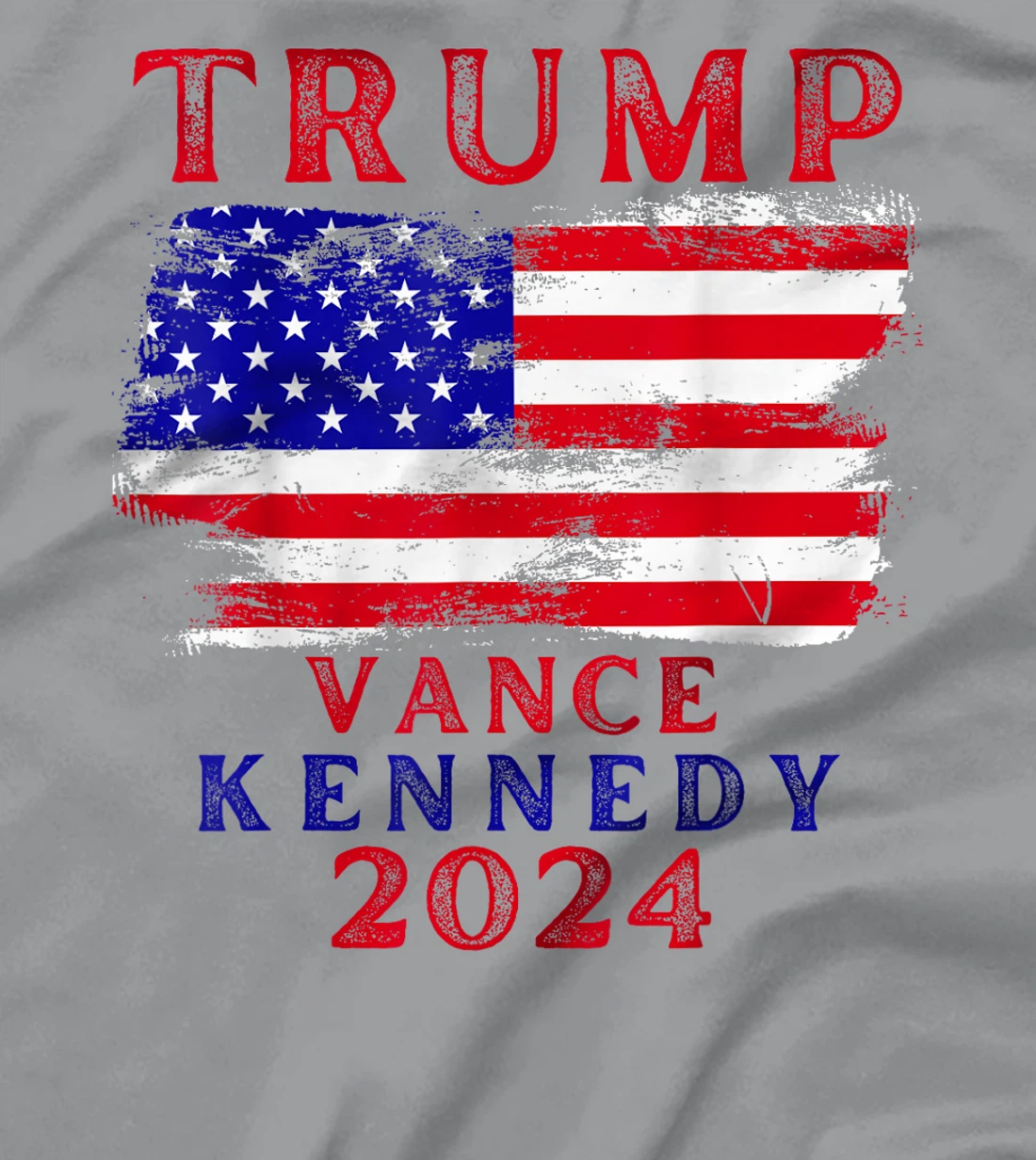 Trump Vance Kennedy Presidential Campaign Flag USA 2024 T-Shirt