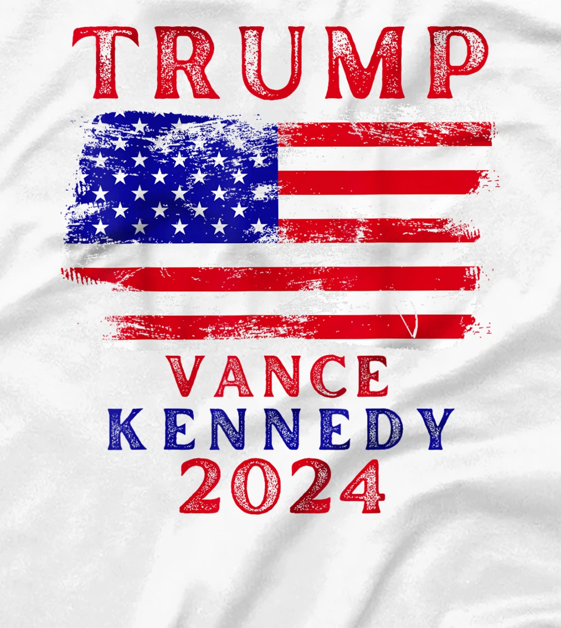 Trump Vance Kennedy Presidential Campaign Flag USA 2024 T-Shirt