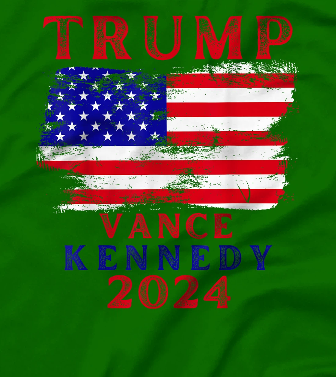 Trump Vance Kennedy Presidential Campaign Flag USA 2024 T-Shirt