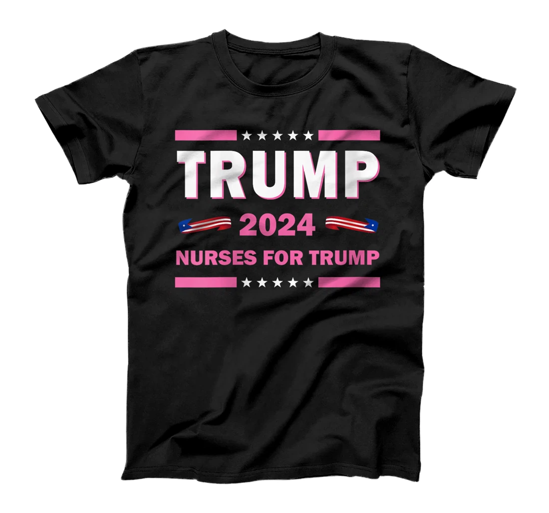Womens Trump 2024 Nurses For Trump T-Shirt