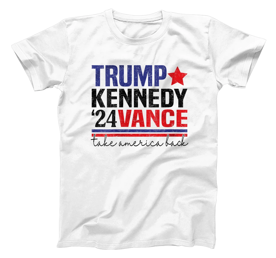 Womens Retro Trump Vance Kennedy Take America Back Again T-Shirt