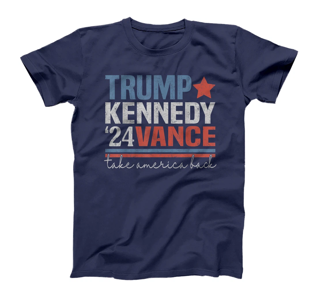 Trump Vance Kennedy Take America Back Again Retro T-Shirt