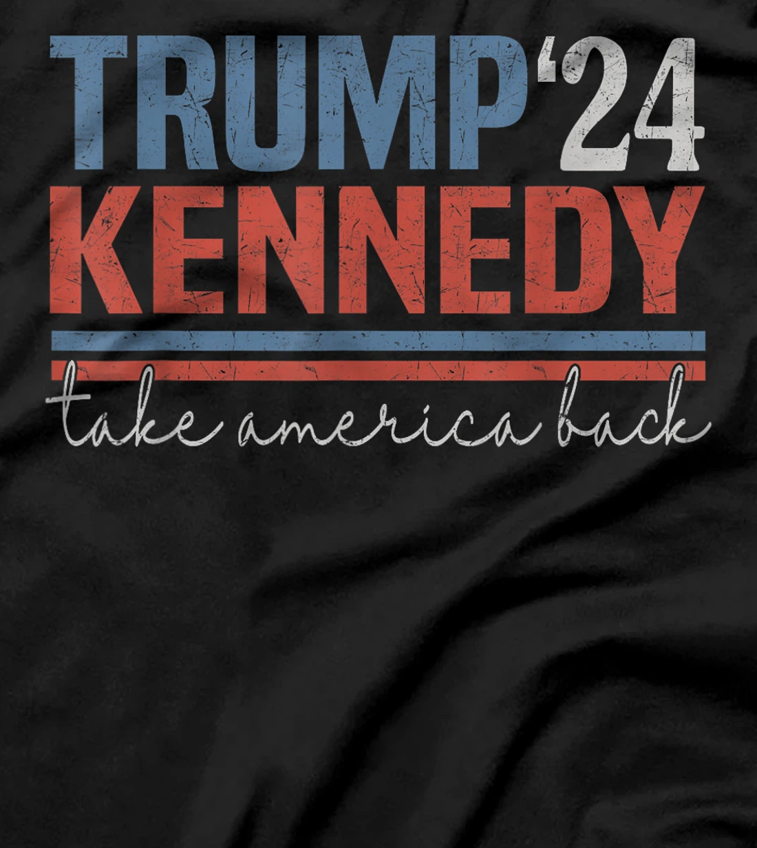 Trump Kennedy Take America Back Again Retro T-Shirt