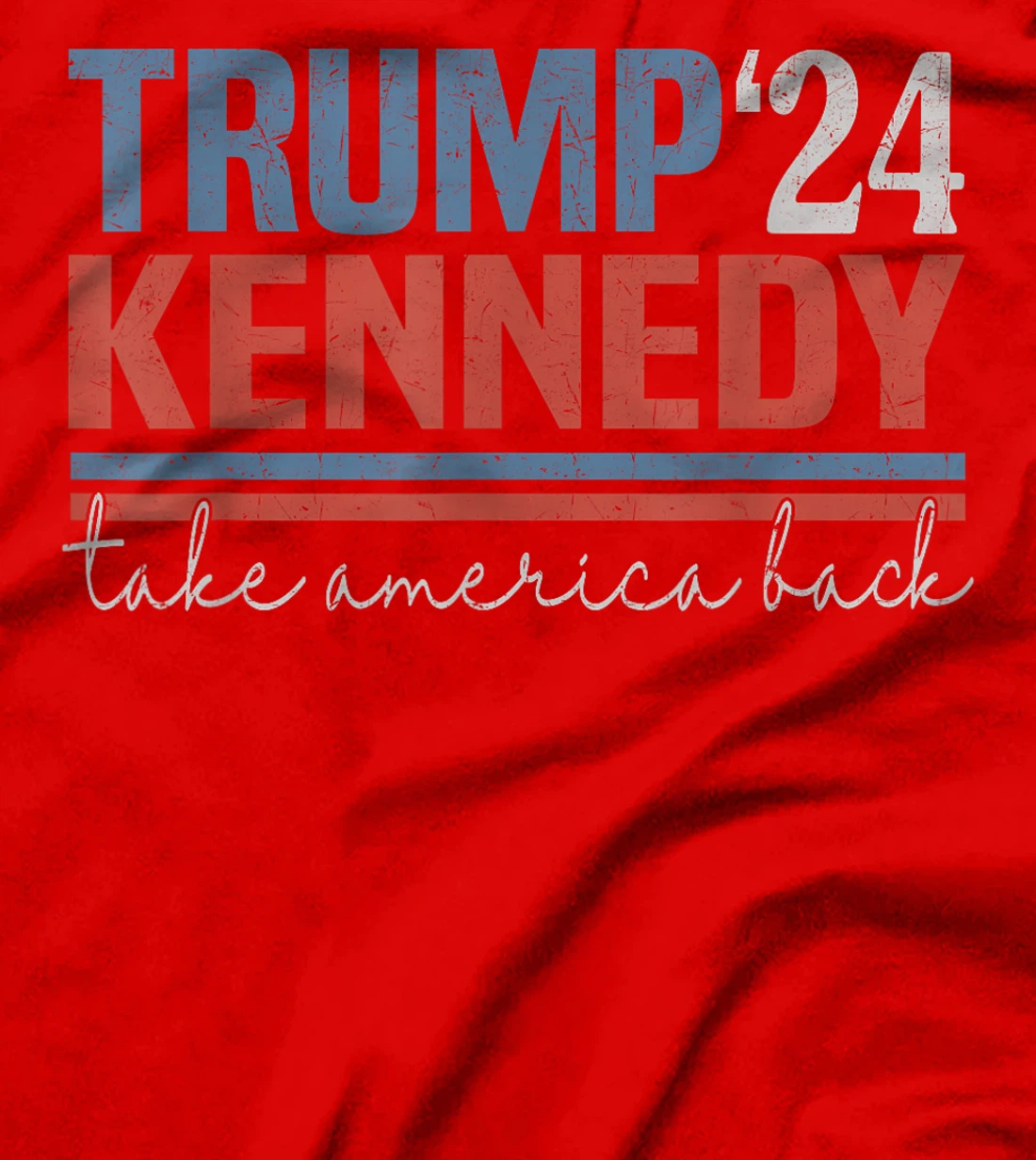 Trump Kennedy Take America Back Again Retro T-Shirt