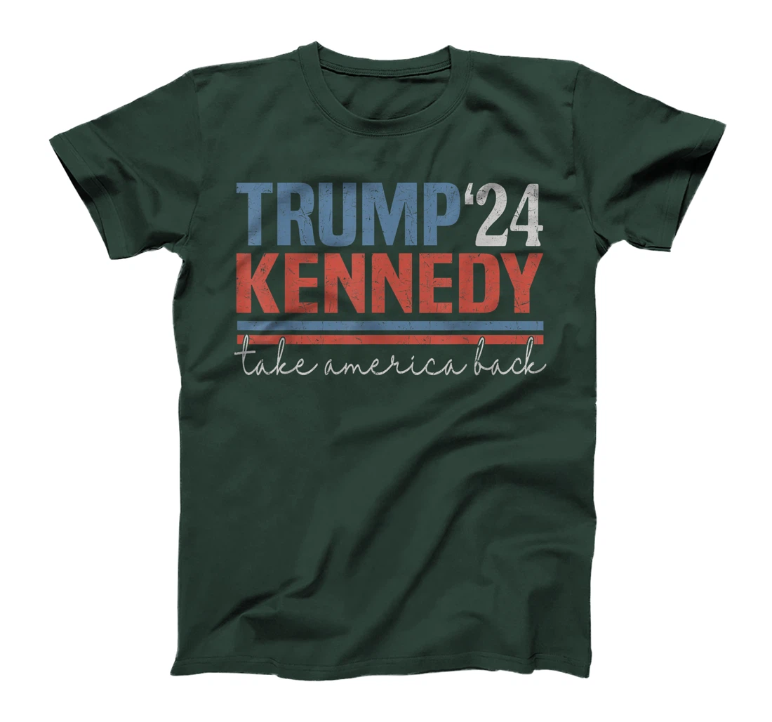 Trump Kennedy Take America Back Again Retro T-Shirt