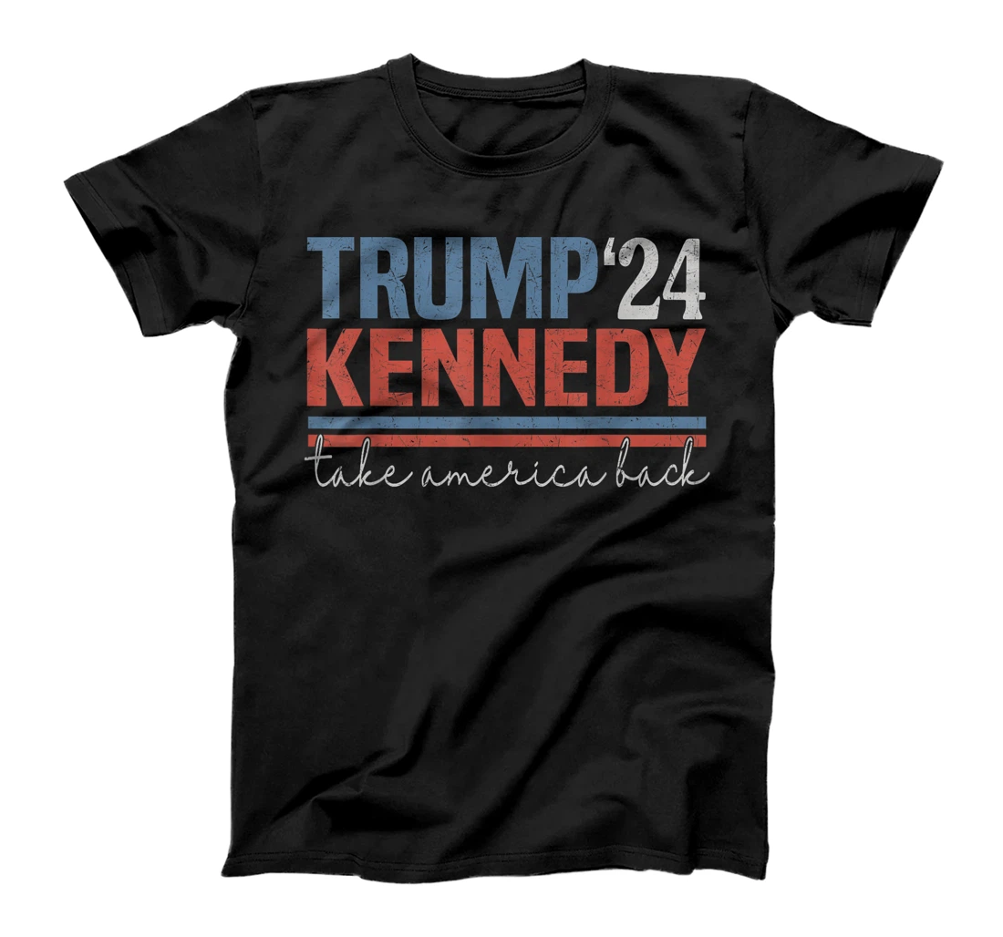 Trump Kennedy Take America Back Again Retro T-Shirt