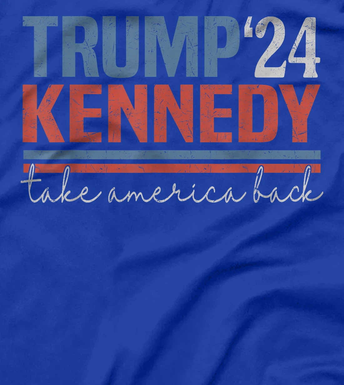 Trump Kennedy Take America Back Again Retro T-Shirt