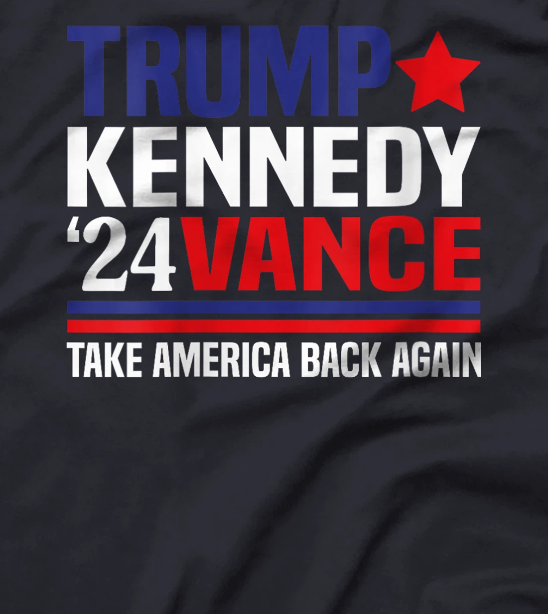 Womens Trump Vance Kennedy Take America Back Again T-Shirt