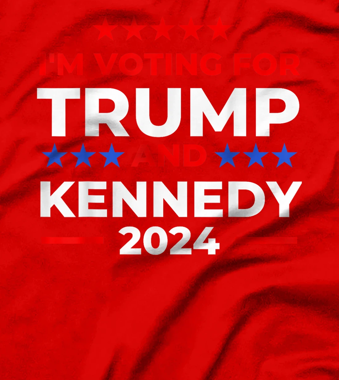 I'm voting for Trump and Kennedy President 2024 Election Fun T-Shirt