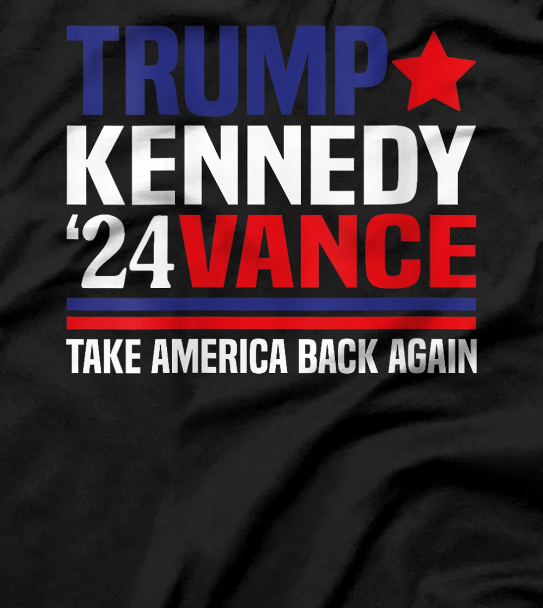 Womens Trump Vance Kennedy Take America Back Again T-Shirt