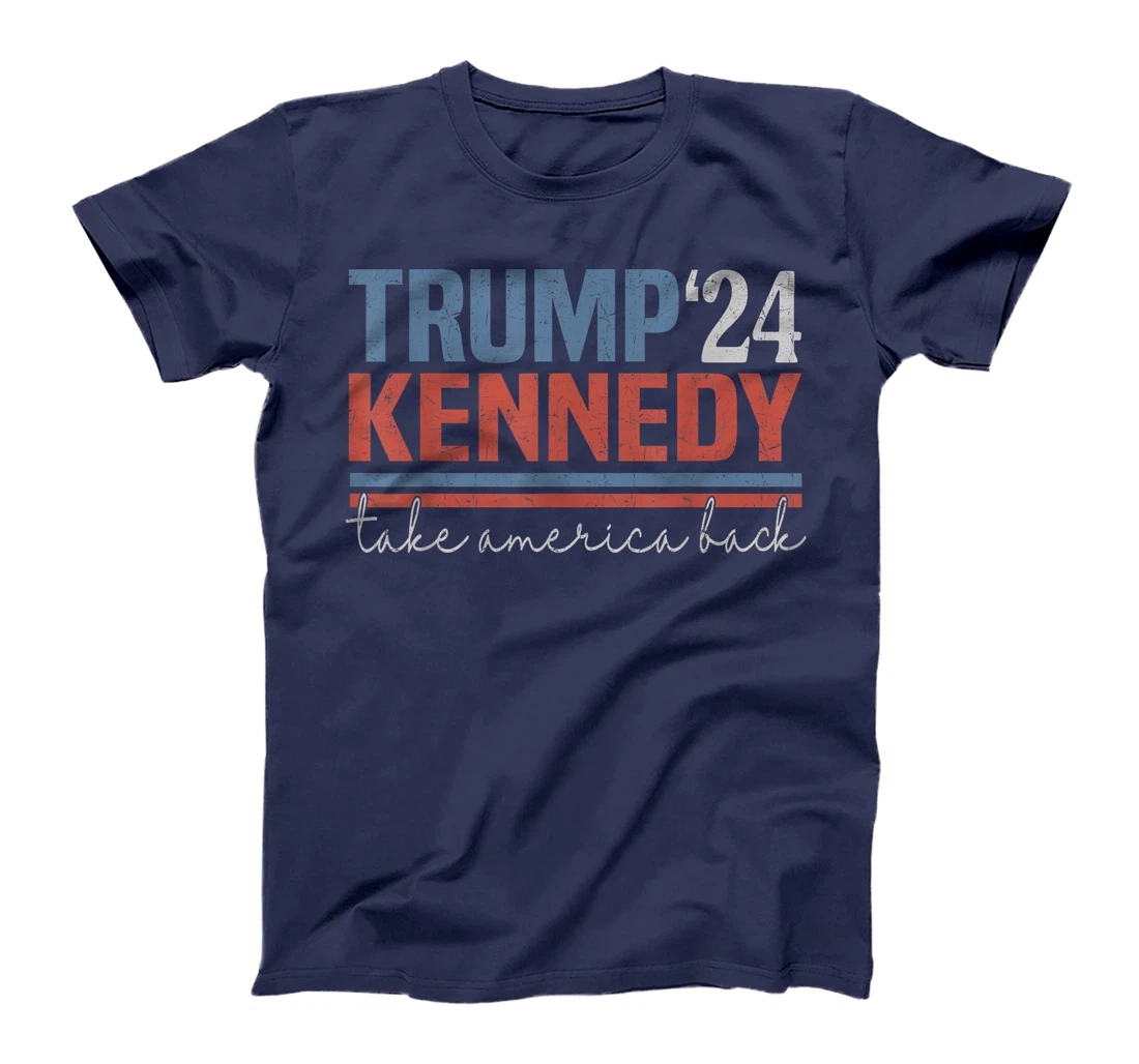Trump Kennedy Take America Back Again Retro T-Shirt