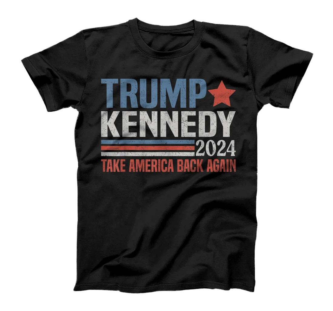 Trump Kennedy Take America Back Again Reto T-Shirt