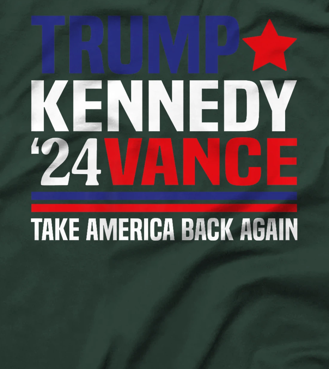 Trump Vance Kennedy Take America Back Again Premium T-Shirt