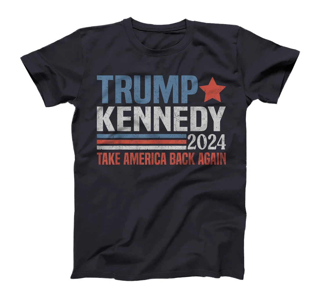 Trump Kennedy Take America Back Again Reto T-Shirt
