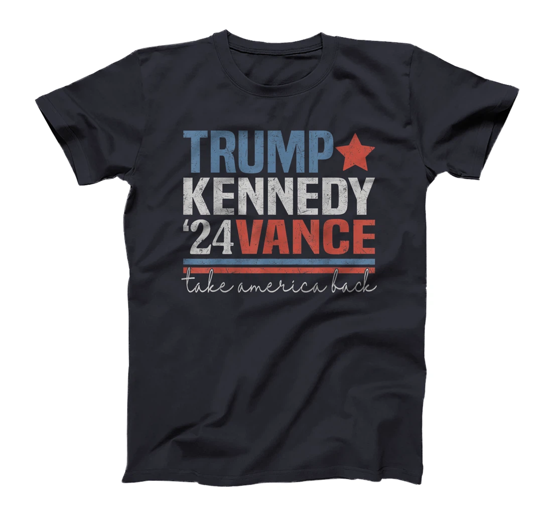 Trump Vance Kennedy Take America Back Again Retro T-Shirt