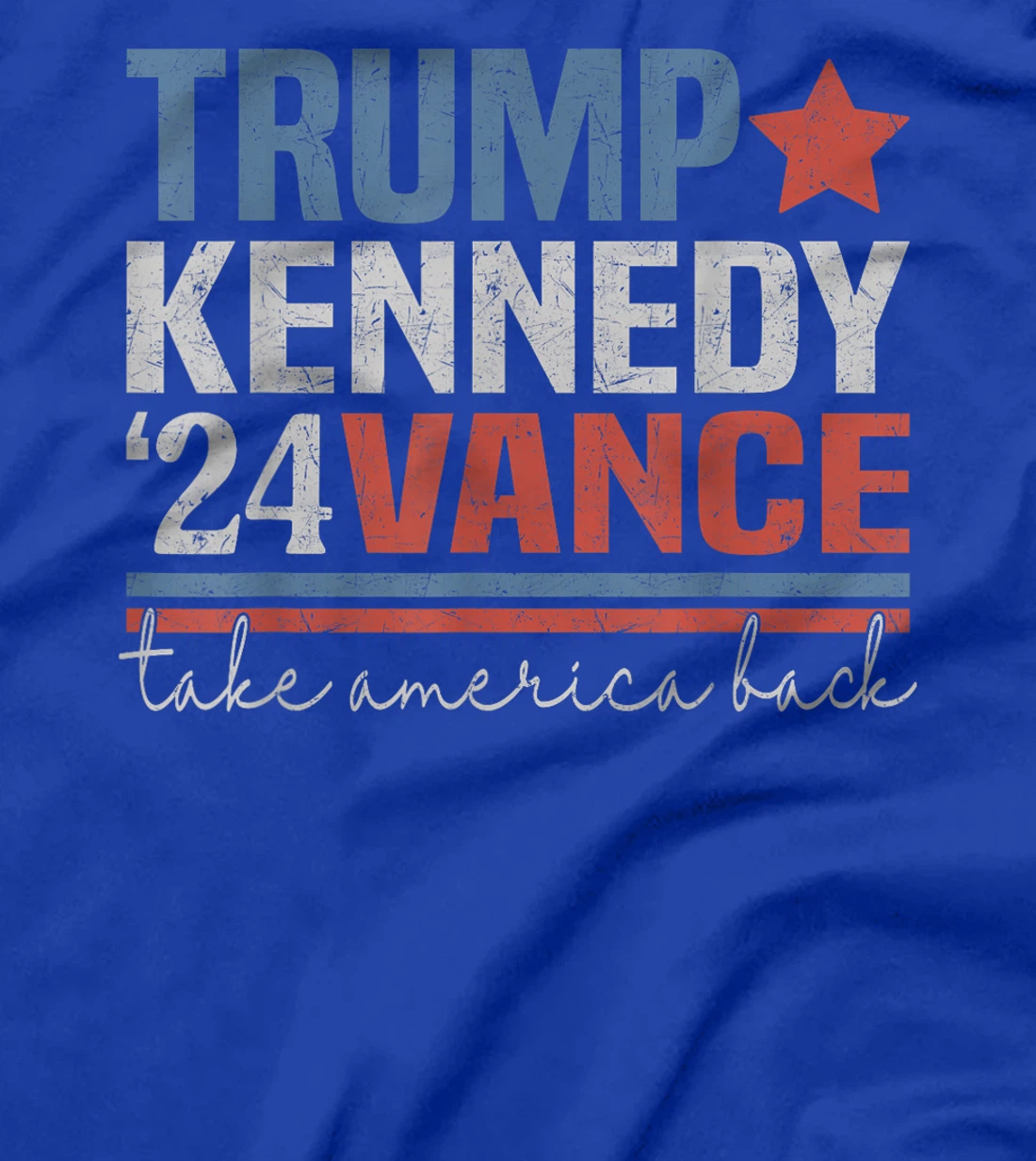 Trump Vance Kennedy Take America Back Again Retro T-Shirt
