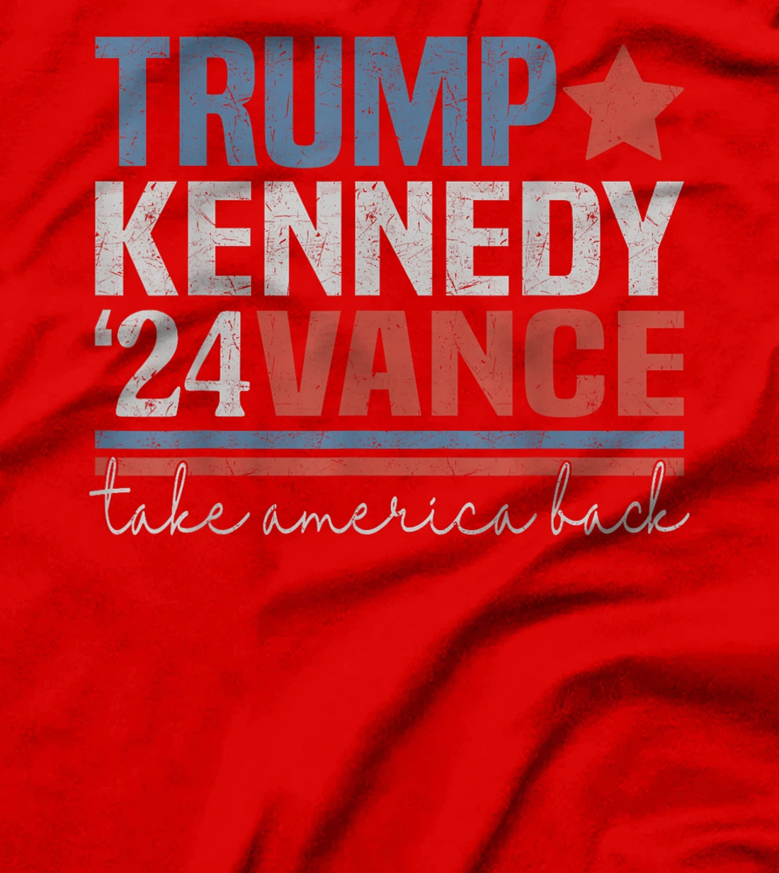 Trump Vance Kennedy Take America Back Again Retro T-Shirt