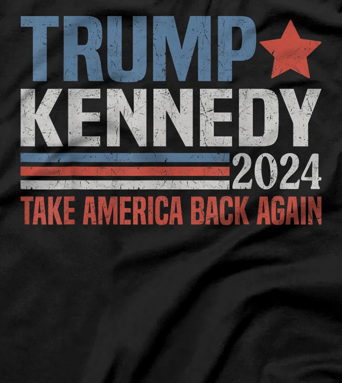Trump Kennedy Take America Back Again Reto T-Shirt