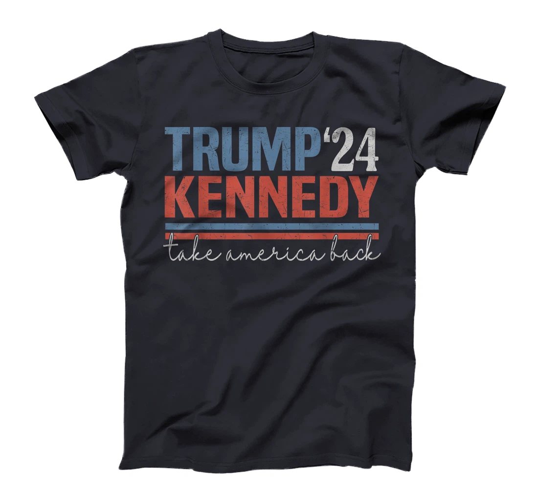 Trump Kennedy Take America Back Again Retro T-Shirt