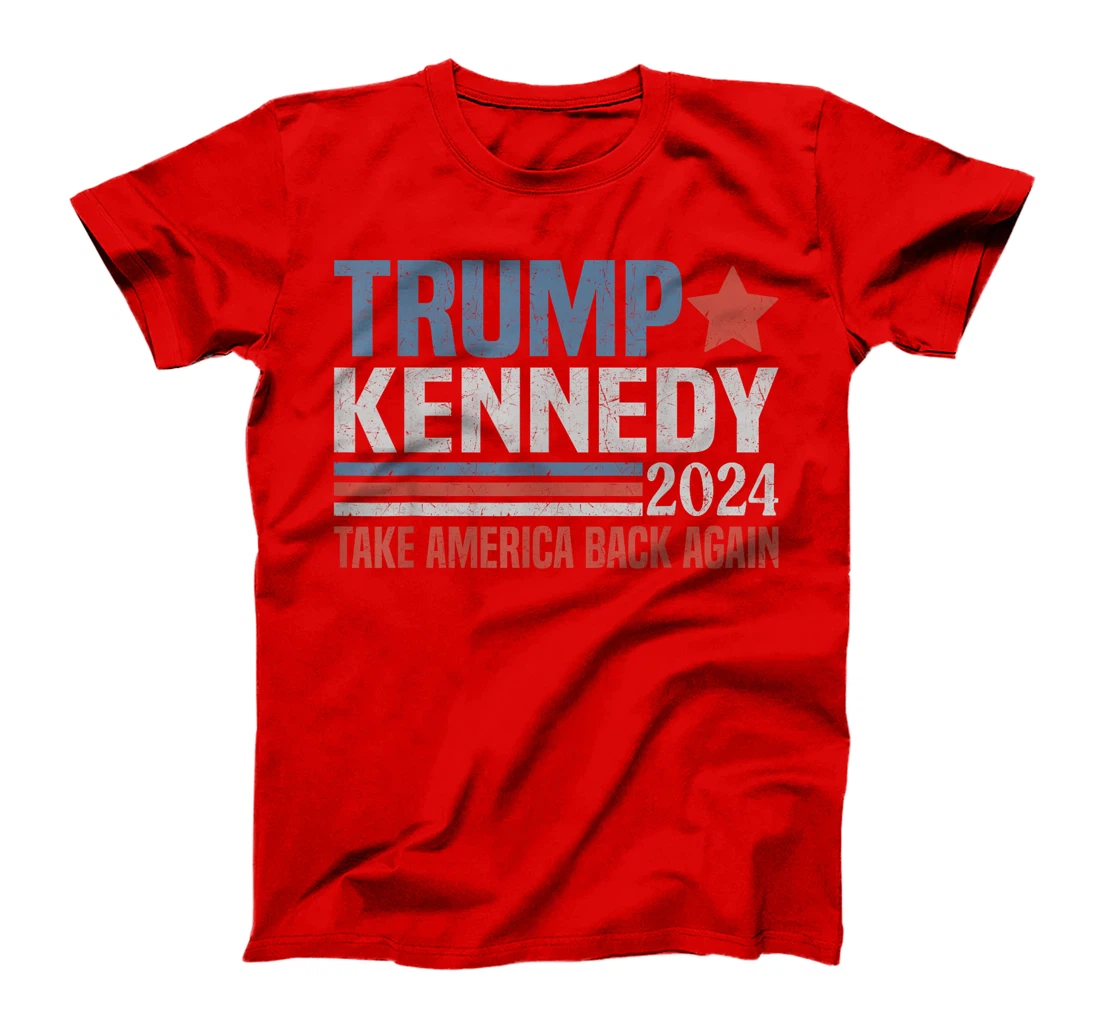 Trump Kennedy Take America Back Again Reto T-Shirt