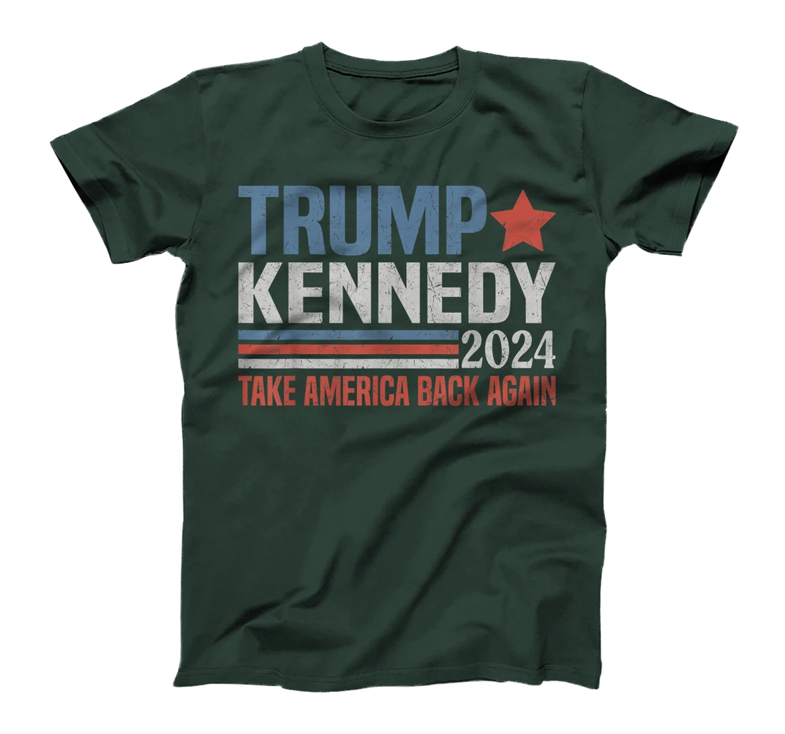 Trump Kennedy Take America Back Again Reto T-Shirt