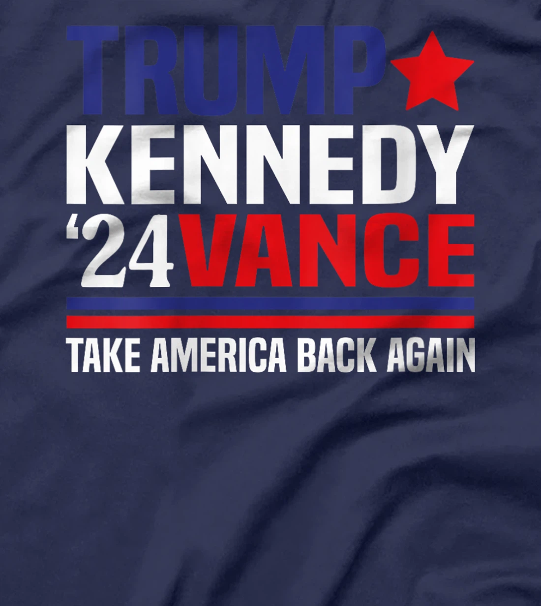Womens Trump Vance Kennedy Take America Back Again T-Shirt