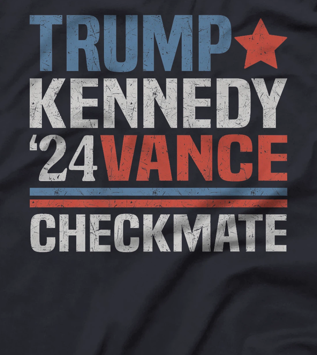 Trump Vance Kennedy Checkmate 2024 Election Republican Premium T-Shirt