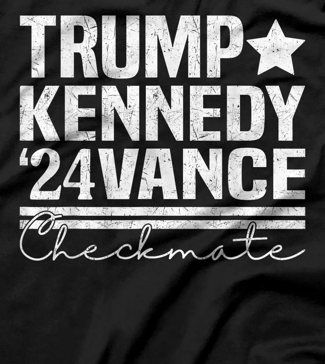 Womens Trump Vance Kennedy Checkmate 2024 Election Republican T-Shirt