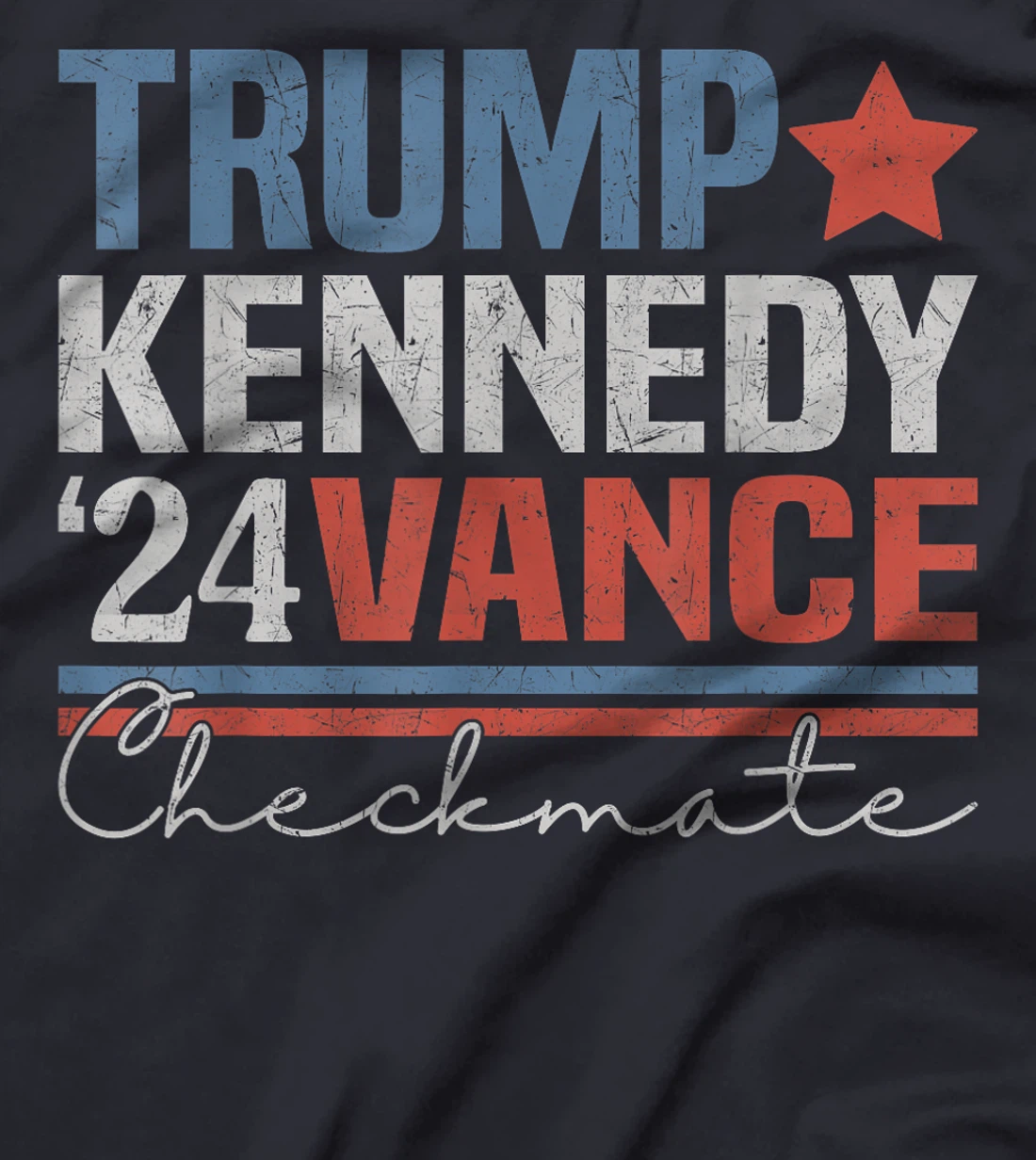 Trump Vance Kennedy Checkmate 2024 Election Republican T-Shirt