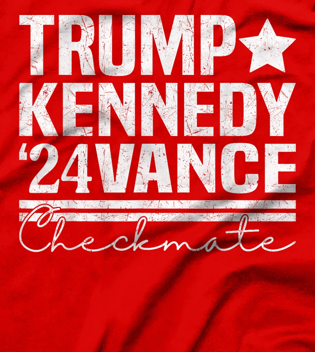 Womens Trump Vance Kennedy Checkmate 2024 Election Republican T-Shirt