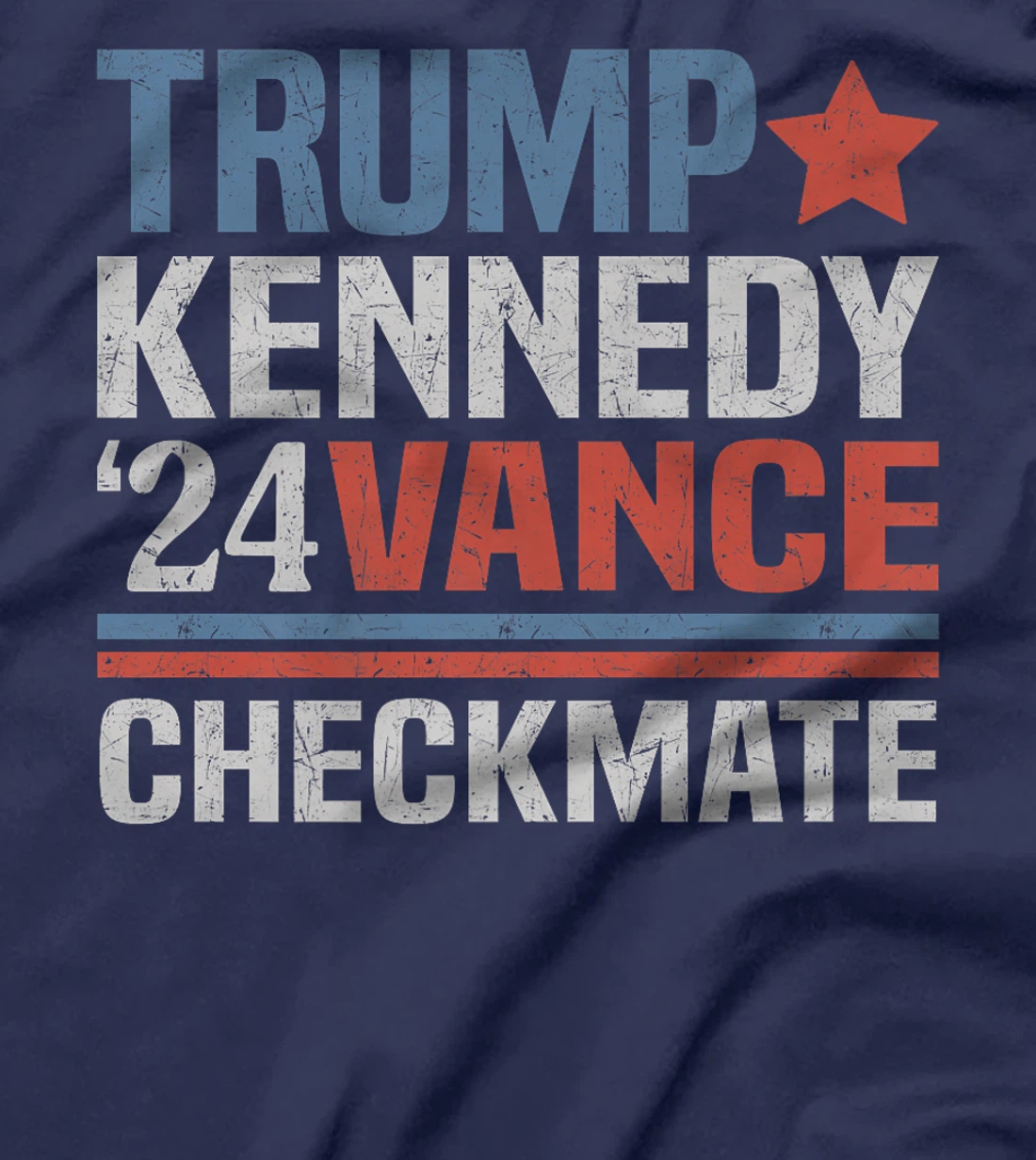 Trump Vance Kennedy Checkmate 2024 Election Republican Premium T-Shirt