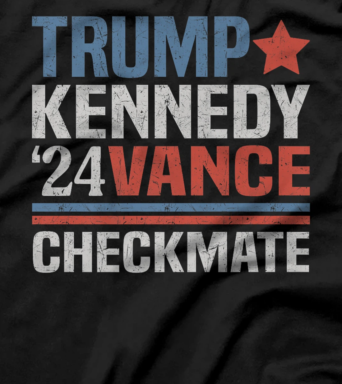 Trump Vance Kennedy Checkmate 2024 Election Republican Premium T-Shirt