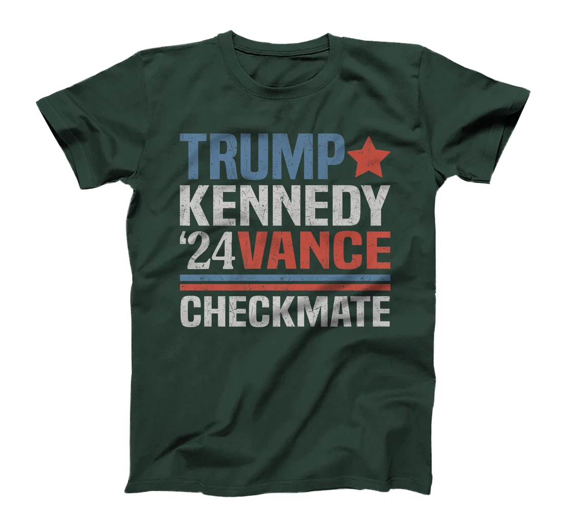 Trump Vance Kennedy Checkmate 2024 Election Republican Premium T-Shirt