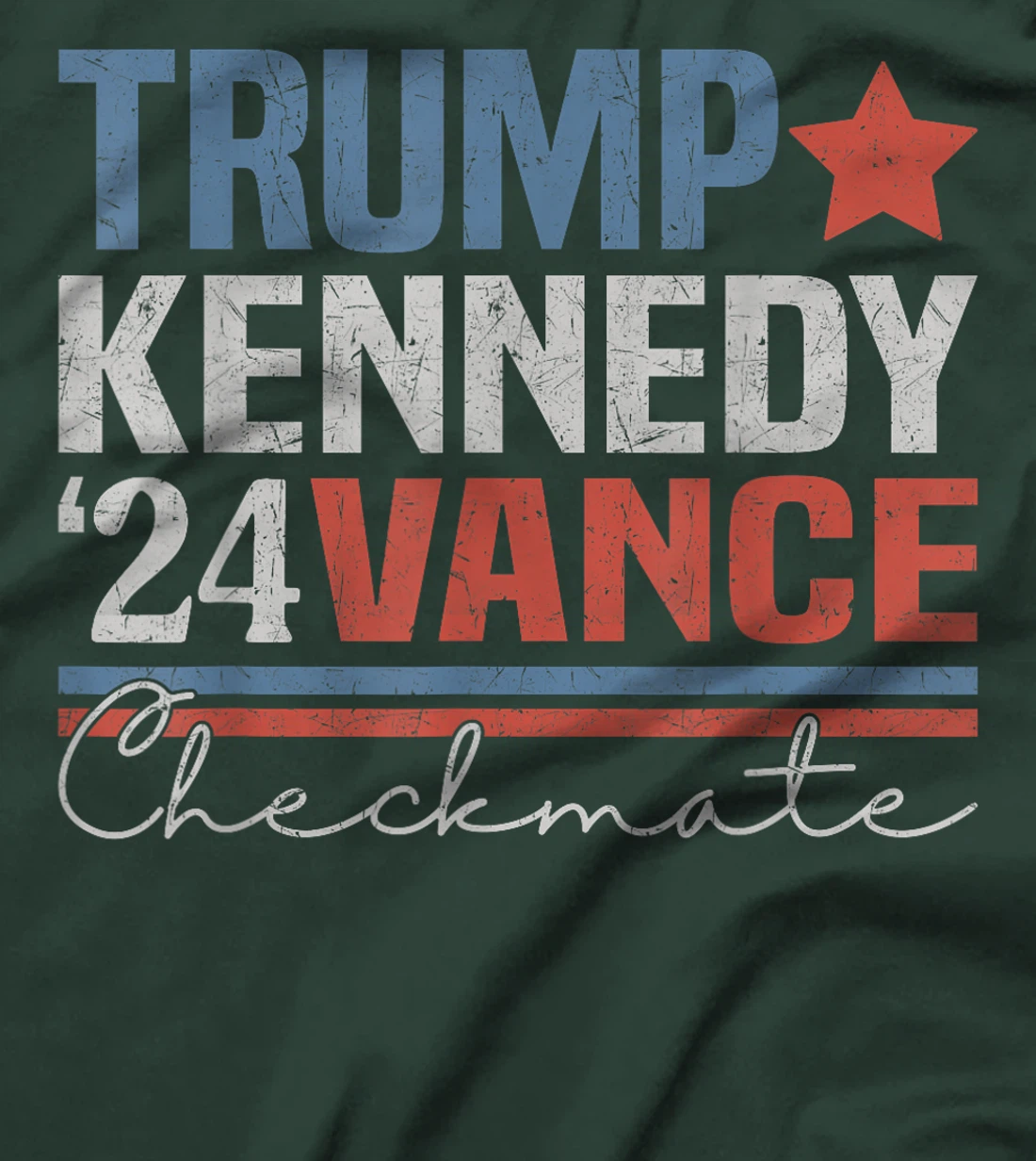 Trump Vance Kennedy Checkmate 2024 Election Republican T-Shirt