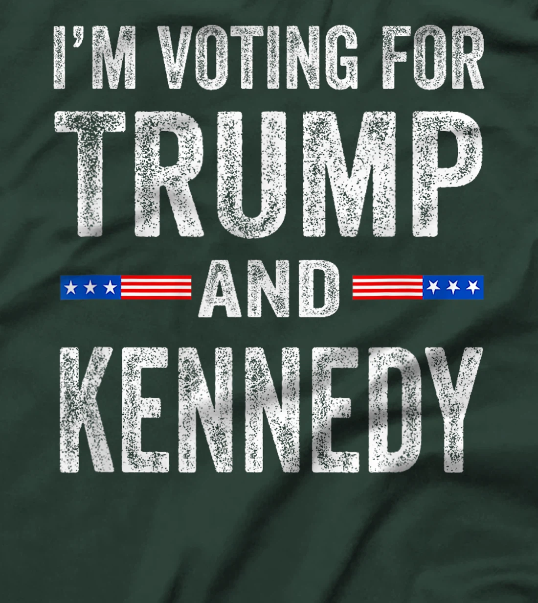 I'm voting for Trump and Kennedy 2024 T-Shirt