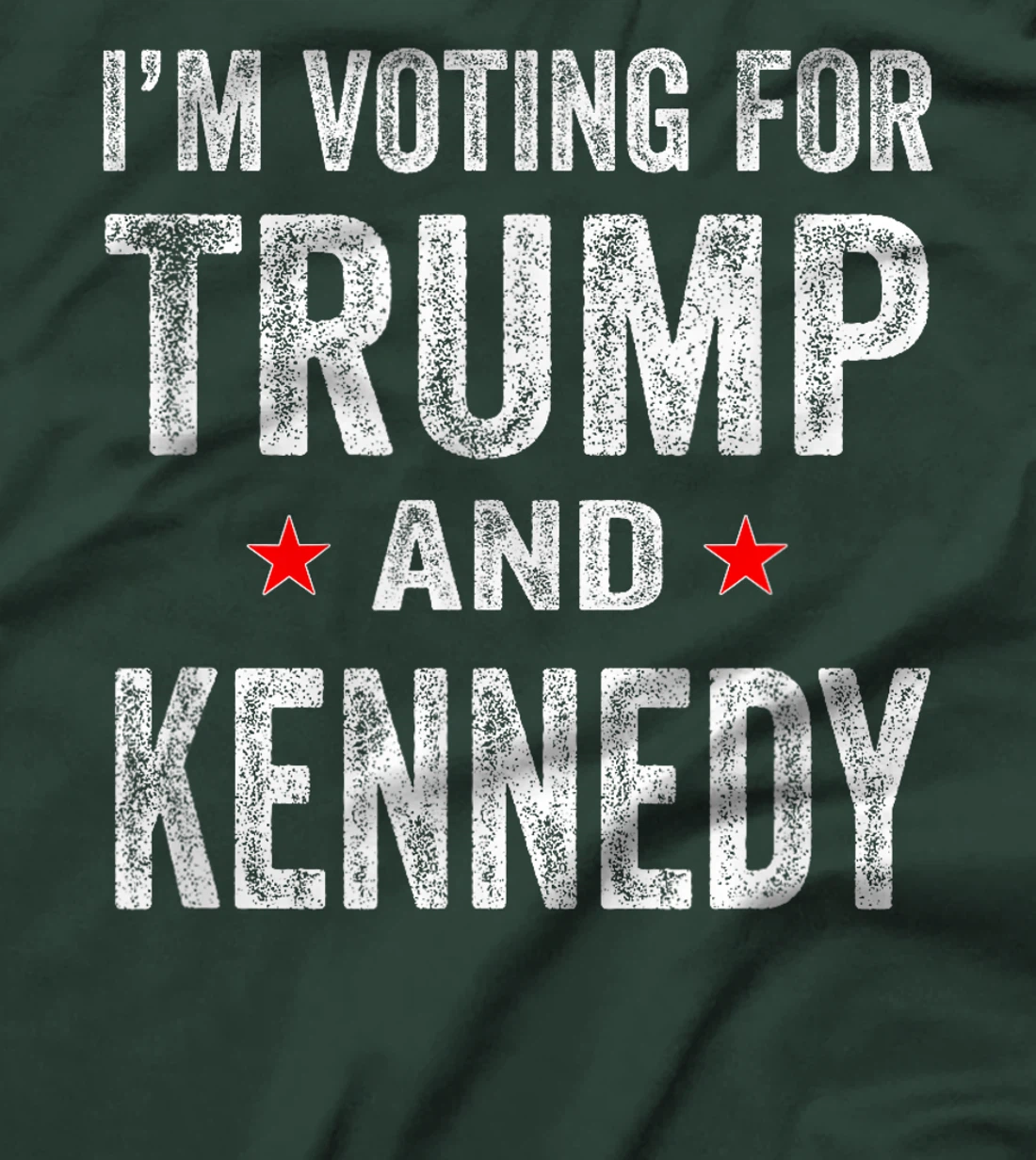I'm voting for Trump and Kennedy 2024 T-Shirt