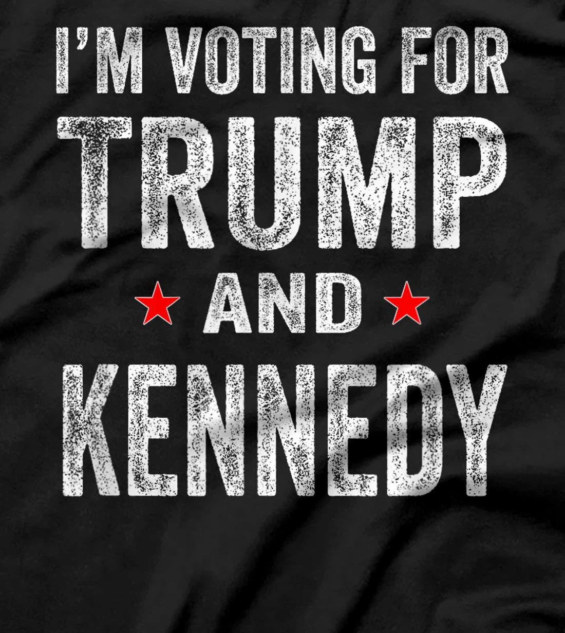 I'm voting for Trump and Kennedy 2024 T-Shirt