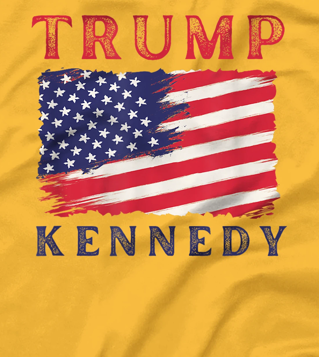 Trump Kennedy Presidential Campaign American Flag USA 2024 T-Shirt