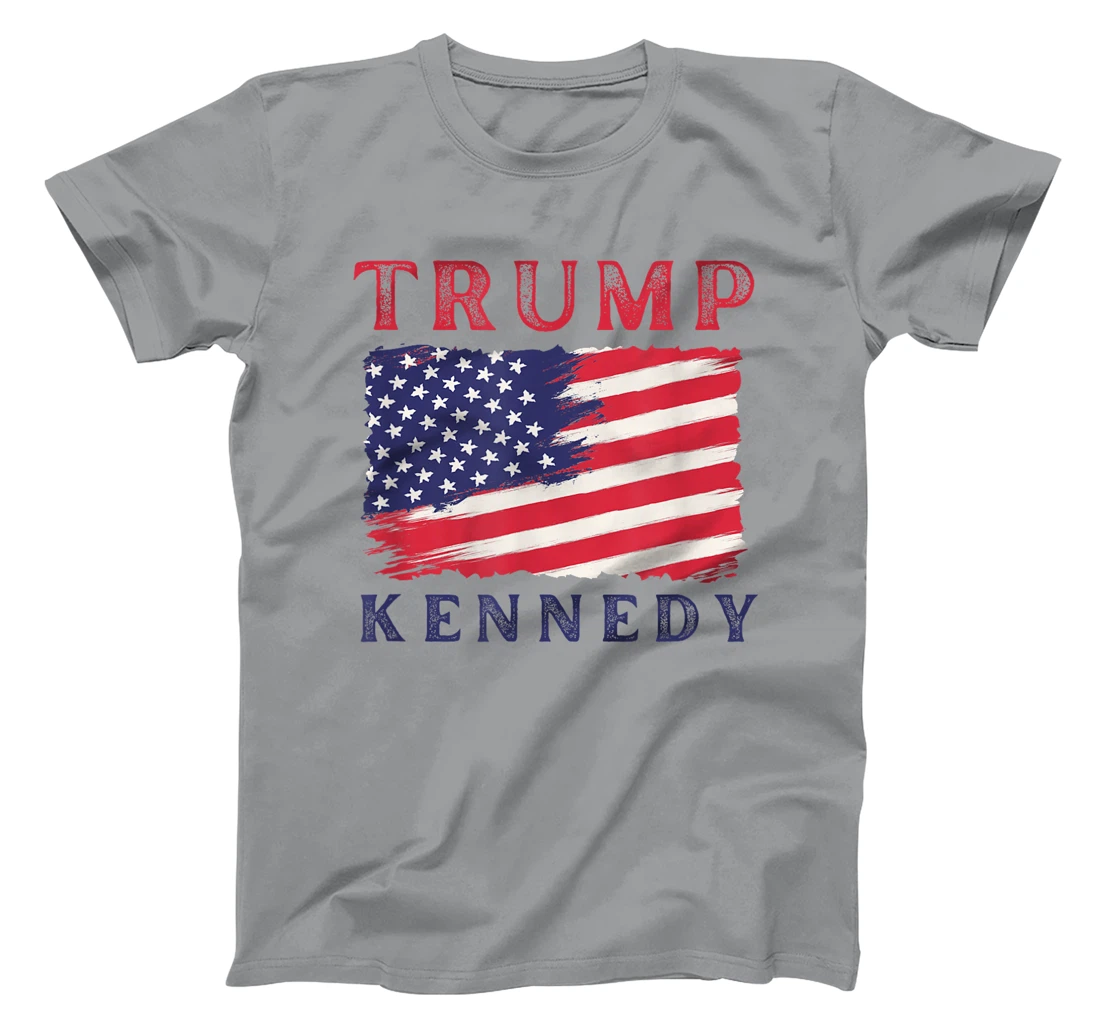 Trump Kennedy Presidential Campaign American Flag USA 2024 T-Shirt