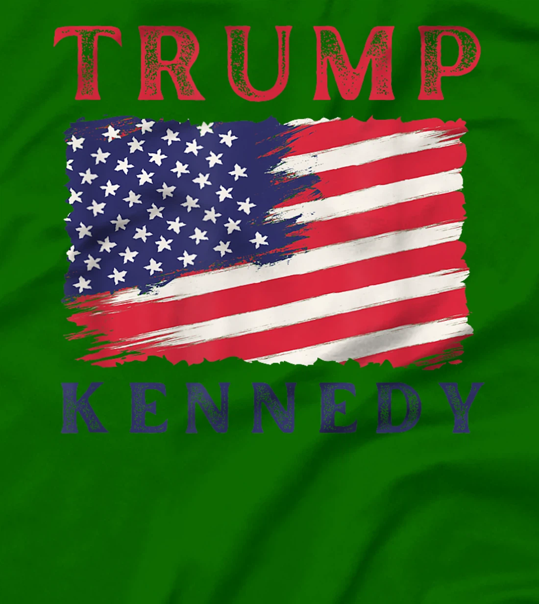 Trump Kennedy Presidential Campaign American Flag USA 2024 T-Shirt