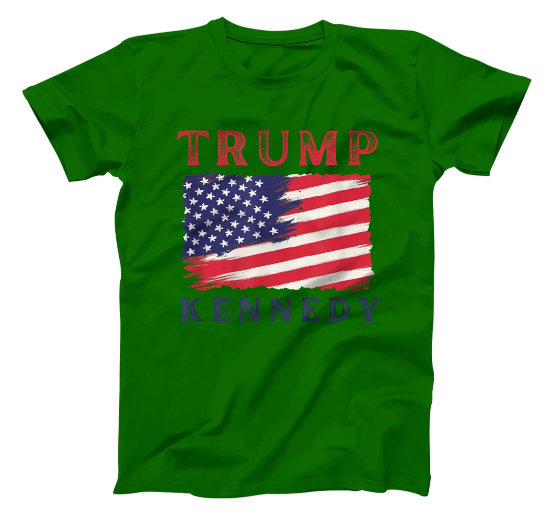 Trump Kennedy Presidential Campaign American Flag USA 2024 T-Shirt