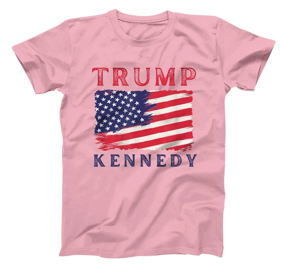 Trump Kennedy Presidential Campaign American Flag USA 2024 T-Shirt