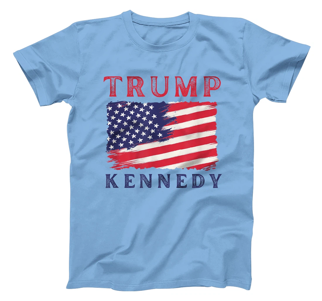 Trump Kennedy Presidential Campaign American Flag USA 2024 T-Shirt