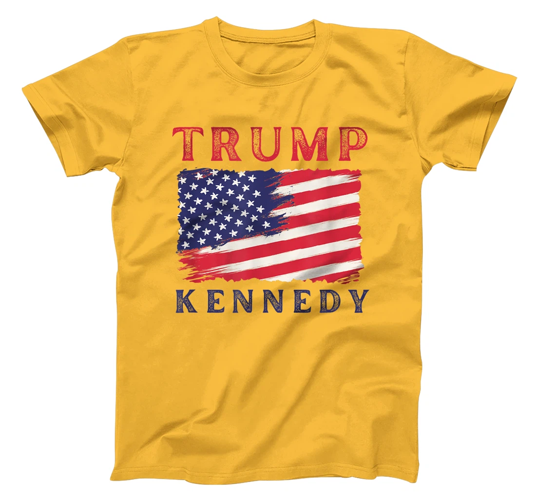Trump Kennedy Presidential Campaign American Flag USA 2024 T-Shirt