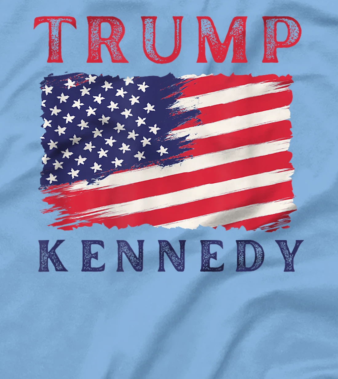 Trump Kennedy Presidential Campaign American Flag USA 2024 T-Shirt